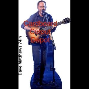 Dave Matthews Life Size Cardboard Cutout Free Shipping! LAST ONE